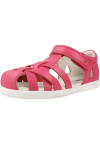 Sandały BOBUX TROPICANA II Rose. Kolor: różowy. Materiał: skóra. Sezon: lato
