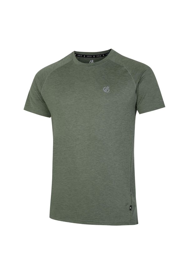 DARE 2B - T-shirt Męski Melanżowy Persist. Kolor: niebieski. Wzór: melanż. Sport: turystyka piesza