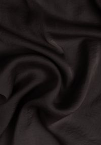 Renee - Czarne Wiskozowe Spodnie Szerokie High Waist Rissalene. Okazja: do pracy, na spotkanie biznesowe. Stan: podwyższony. Kolor: czarny. Materiał: wiskoza. Styl: biznesowy, elegancki #5