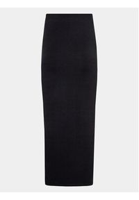 Gina Tricot Spódnica midi 20149 Czarny Regular Fit. Kolor: czarny. Materiał: bawełna #2