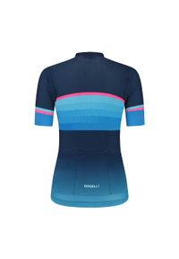 ROGELLI - Koszulka rowerowa damska Rogelli Impress II. Kolor: wielokolorowy, różowy, niebieski