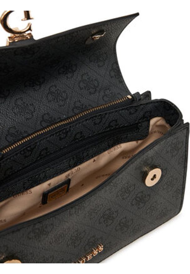 Guess Torebka HWSG96 29210 Czarny. Kolor: czarny. Materiał: skórzane