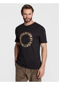 s.Oliver T-Shirt 2119055 Czarny Regular Fit. Kolor: czarny. Materiał: bawełna #1