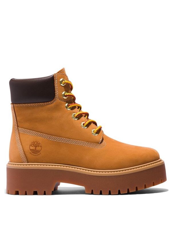 Trapery Timberland. Kolor: brązowy. Styl: street