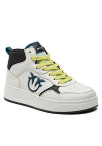 Pinko Sneakersy Detroit AI 23-24 BLKS1 101690 A13V Biały. Kolor: biały. Materiał: skóra
