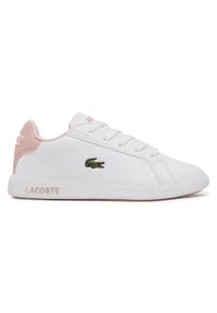 Lacoste Sneakersy Graduate 0721 1 Suc 7-41SUC00061Y9 Biały. Kolor: biały. Materiał: skóra
