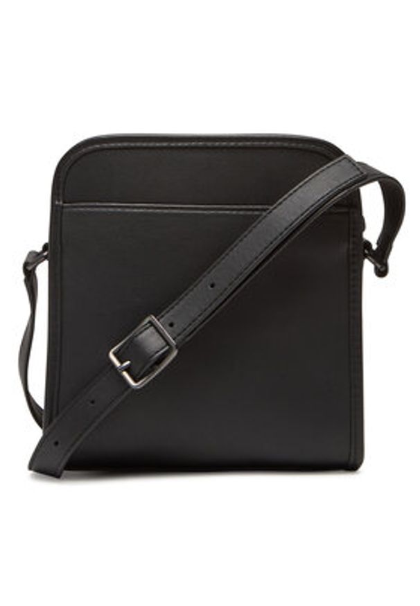 Calvin Klein Saszetka Sculpted Impression Reporter 18 LV04G3157G Czarny. Kolor: czarny. Materiał: skóra