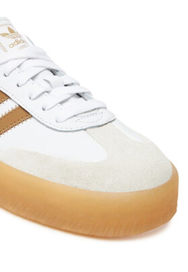 Adidas - adidas Sneakersy Sambae JQ0982 Biały. Kolor: biały. Materiał: skóra