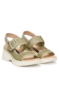 Hispanitas Sandały HV264636 C001 Zielony. Kolor: zielony. Materiał: materiał #4
