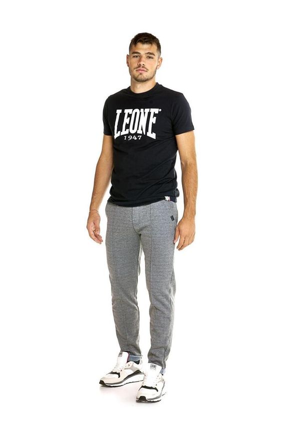 LEONE 1947 APPAREL - Męskie spodnie dresowe Leone Lifestyle. Kolor: szary. Materiał: dresówka. Sport: fitness