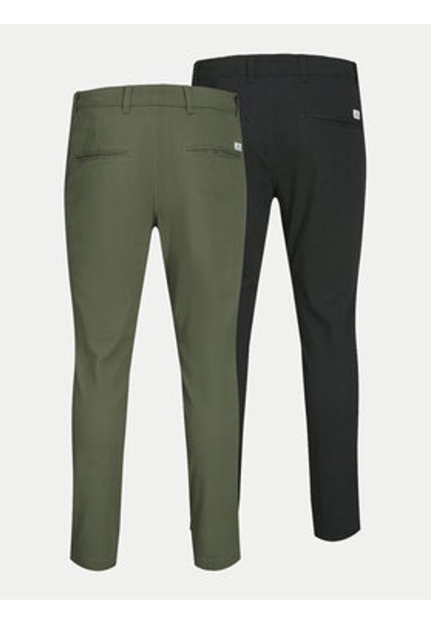 Jack & Jones Komplet spodni 12180705 Kolorowy Slim Fit. Materiał: bawełna. Wzór: kolorowy