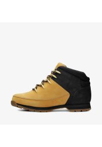 Buty outdoorowe męskie Timberland Euro Sprint Hiker. Zapięcie: sznurówki. Kolor: brązowy. Materiał: guma, nubuk. Szerokość cholewki: normalna. Styl: klasyczny, street, elegancki