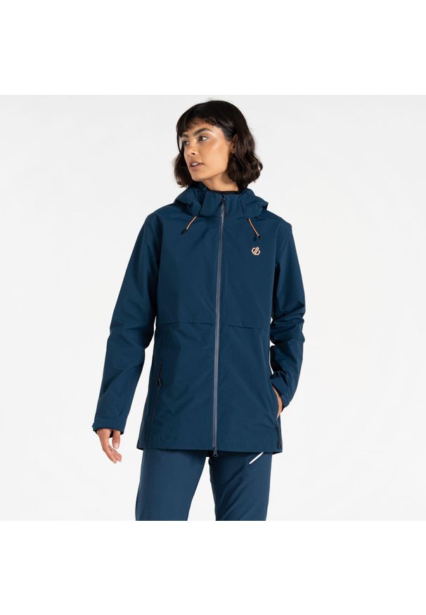 DARE 2B - Kurtka przeciwdeszczowa damska Switch Up II. Kolor: wielokolorowy, niebieski, szary. Materiał: materiał. Sport: turystyka piesza, wspinaczka