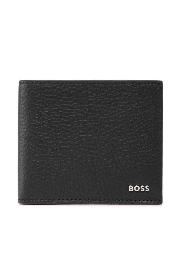 BOSS - Boss Duży Portfel Męski Crossdown 4 50470464 Czarny. Kolor: czarny. Materiał: skóra