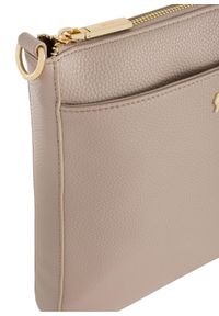 Ochnik - Beżowa torebka damska z kieszonką. Kolor: beżowy. Materiał: skórzane. Rodzaj torebki: na ramię #2