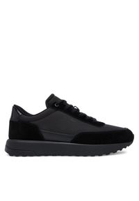 Calvin Klein Sneakersy Low Top Lace Up Repreve Mix HM0HM01714 Czarny. Kolor: czarny. Materiał: skóra
