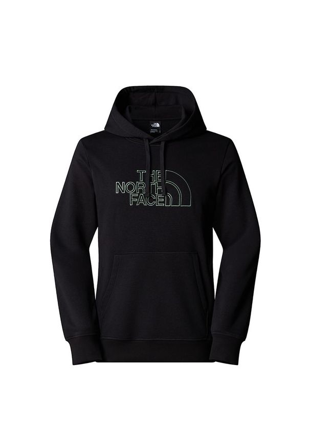 Bluza męska The North Face Drew Peak Light 0A8C1BASW1 - czarna. Typ kołnierza: kaptur. Kolor: czarny. Materiał: poliester, bawełna. Styl: klasyczny. Sport: wspinaczka