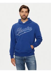 Champion Bluza 218523 Niebieski Regular Fit. Kolor: niebieski. Materiał: bawełna