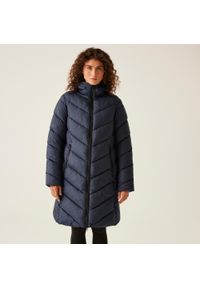 Regatta - Andia II Damska kurtka turystyczna z przegrodami. Kolor: niebieski. Materiał: puch. Sport: turystyka piesza #1