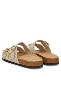 ONLY Shoes Klapki Onlmaxi-15 Pu Studs Buckle 15341190 Écru. Materiał: skóra #5