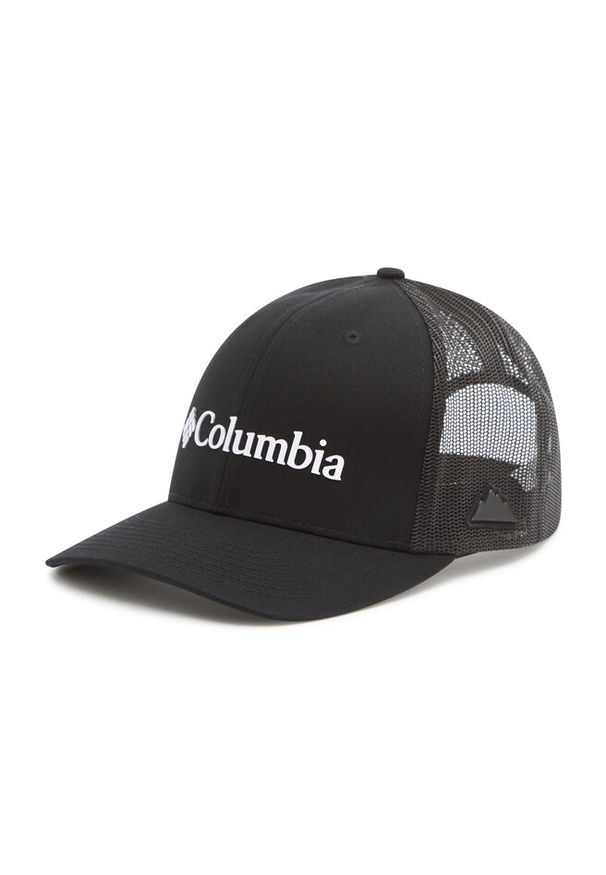 columbia - Czapka z daszkiem Columbia. Kolor: czarny. Materiał: mesh