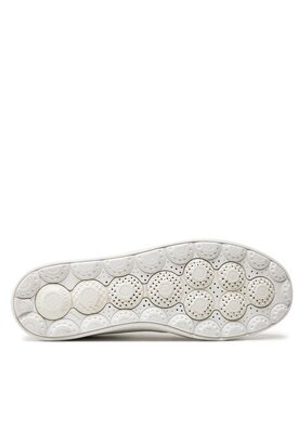 Geox Sneakersy U Spherica Ecub-1 U45GPC 00085 C1000 Biały. Kolor: biały. Materiał: skóra
