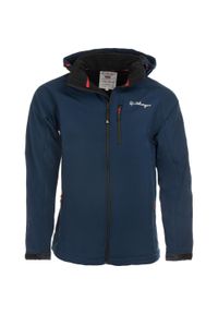 ZOOPLEMENTS - Kurtka softshell męska Spitsbergen 3-warstwowa Navy M. Kolor: niebieski, wielokolorowy, czarny. Materiał: softshell #1