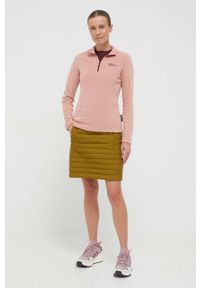 Jack Wolfskin spódnica sportowa Iceguard kolor zielony mini prosta. Kolor: zielony. Materiał: włókno, puch, materiał. Styl: sportowy #2