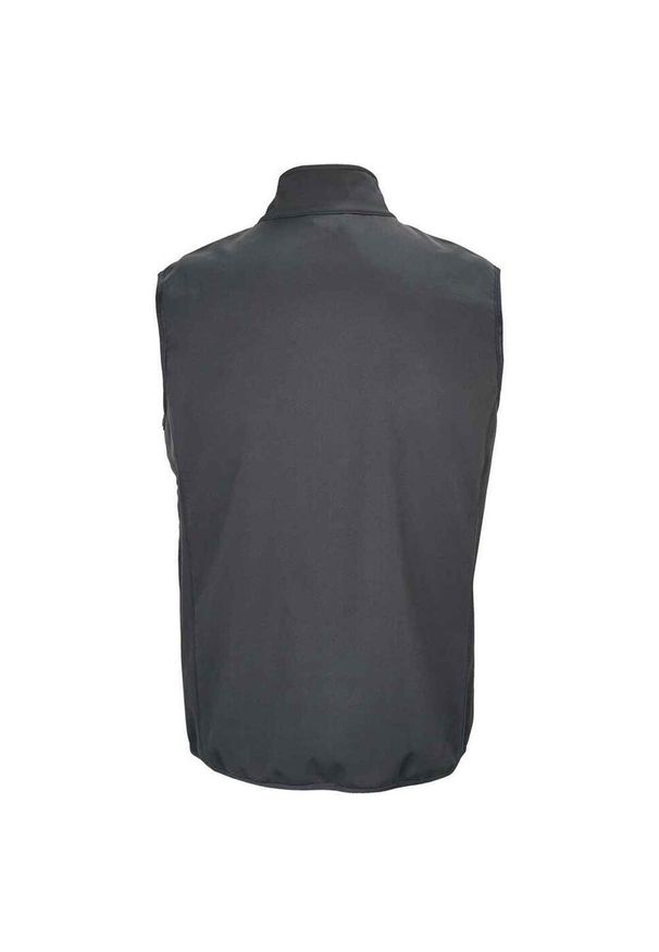 SOL'S - Ocieplacz Męski Falcon Softshell Zapinany Na Zamek Błyskawiczny. Kolor: wielokolorowy, szary, brązowy. Materiał: softshell