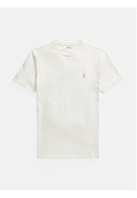 Polo Ralph Lauren T-Shirt 710671438350 Écru Custom Slim Fit. Typ kołnierza: polo. Materiał: bawełna #5