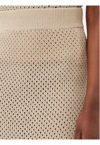 Marella Spódnica ołówkowa Arak2 2513301022 Beżowy Slim Fit. Kolor: beżowy. Materiał: bawełna #3