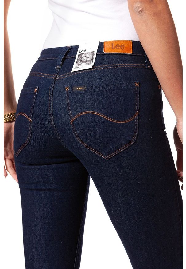 Lee - LEE JODEE ONE WASH L529HA45. Wzór: aplikacja