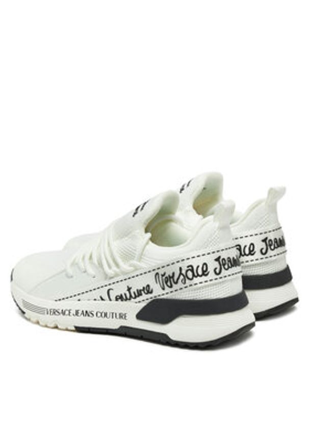 Versace Jeans Couture Sneakersy 78VA3SA8 Biały. Kolor: biały. Materiał: materiał
