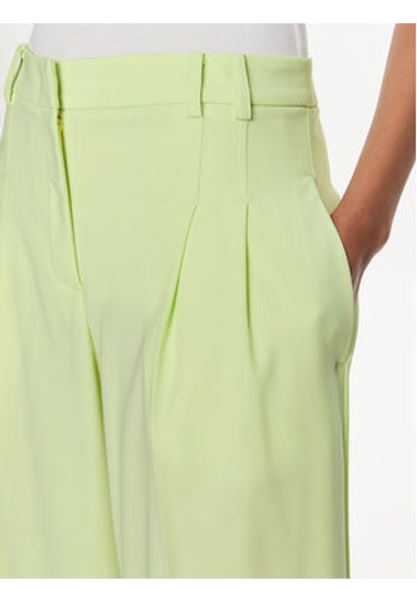 Patrizia Pepe Spodnie materiałowe 8P0598/A6F5-G568 Zielony Wide Leg. Kolor: zielony. Materiał: syntetyk