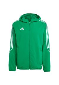 Adidas - Kurtka piłkarska męska adidas Tiro 23 League Windbreaker. Kolor: zielony. Sport: piłka nożna #1