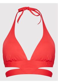 Seafolly Góra od bikini S.Collective Halter 30645-942 Czerwony. Kolor: czerwony. Materiał: syntetyk