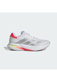 Adidas - Buty Duramo Speed 2 Running. Kolor: biały, wielokolorowy, czerwony, szary. Materiał: materiał. Sport: bieganie