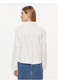 Tommy Jeans Kurtka jeansowa DW0DW17748 Biały Regular Fit. Kolor: biały. Materiał: bawełna #4