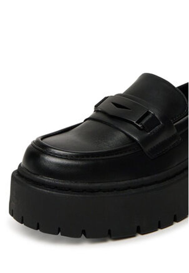 DeeZee Loafersy 13123D-3 Czarny. Kolor: czarny. Materiał: skóra