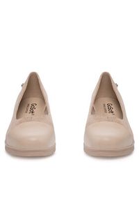 Go Soft Baleriny EST-TOMI-01 Beżowy. Kolor: beżowy. Materiał: skóra #3