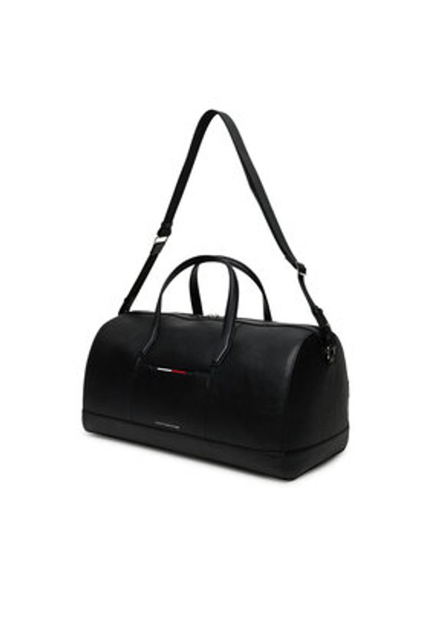TOMMY HILFIGER - Tommy Hilfiger Torba Th Central Duffle AM0AM13485 Czarny. Kolor: czarny. Materiał: skóra
