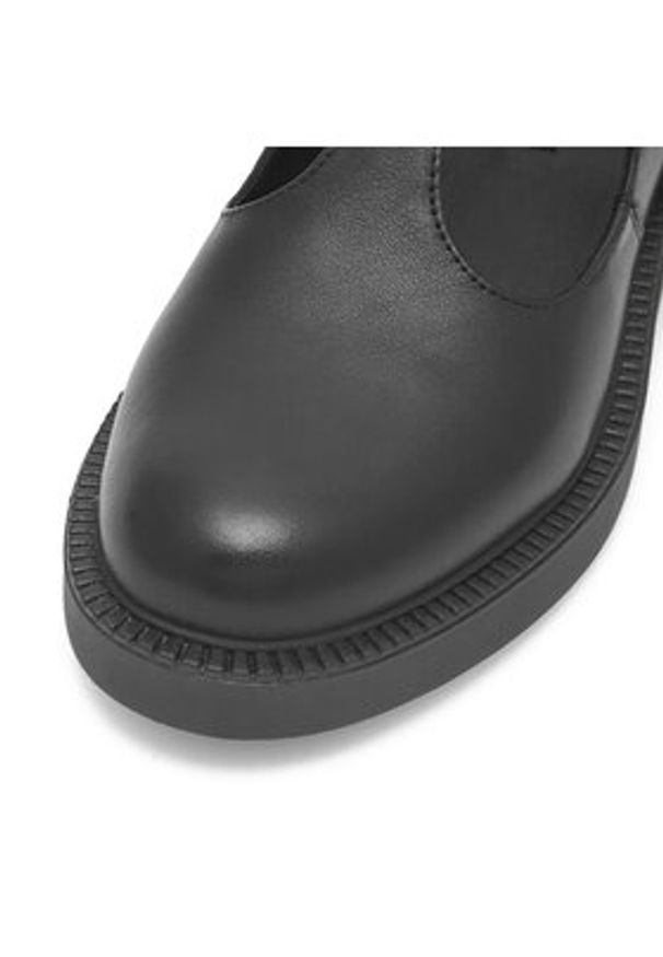 Gino Rossi Półbuty AURA-24SS703 Czarny. Kolor: czarny. Materiał: skóra