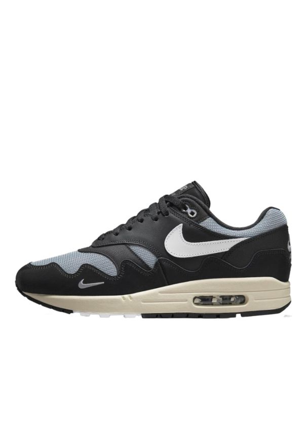 Nike - Buty do chodzenia dla dorosłych Air Max 1 Patta Waves Black. Kolor: szary. Model: Nike Air Max. Sport: turystyka piesza