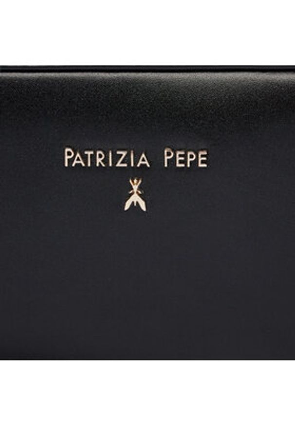 Patrizia Pepe Torebka 8B0152/L061-K103 Czarny. Kolor: czarny. Materiał: skórzane