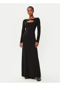 Armani Exchange Sukienka koktajlowa XW000092 AF10805 UC001 Czarny Slim Fit. Kolor: czarny. Materiał: syntetyk. Styl: wizytowy #1