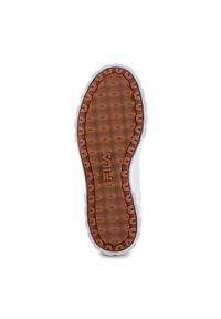 Buty Fila Sandblast C W FFW0060-10004 białe. Kolor: biały. Materiał: materiał, skóra, syntetyk, guma. Szerokość cholewki: normalna. Obcas: na platformie #6