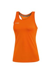 Damski tank top Jako top Run 2.0. Kolor: pomarańczowy. Styl: sportowy #1