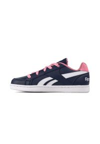 Buty do chodzenia dla dzieci Reebok Royal Prime. Okazja: na co dzień. Zapięcie: sznurówki. Kolor: czarny. Materiał: materiał, syntetyk. Szerokość cholewki: normalna. Model: Reebok Royal. Sport: turystyka piesza