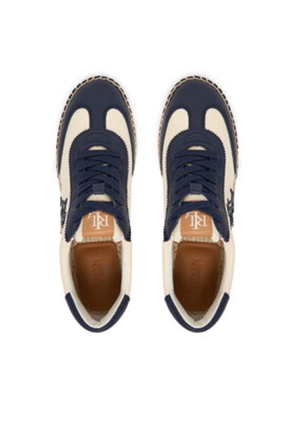 Lauren Ralph Lauren - LAUREN RALPH LAUREN Espadryle 802P04428001 Biały. Kolor: biały. Materiał: skóra