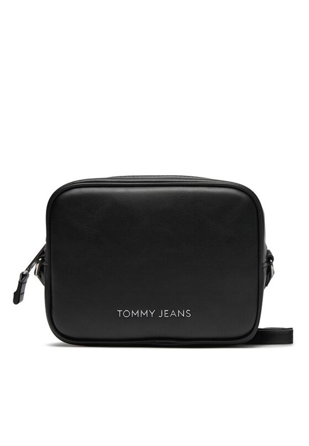 Tommy Jeans Torebka Tjw Ess Must Camera Bag AW0AW15828 Czarny. Kolor: czarny. Materiał: skórzane